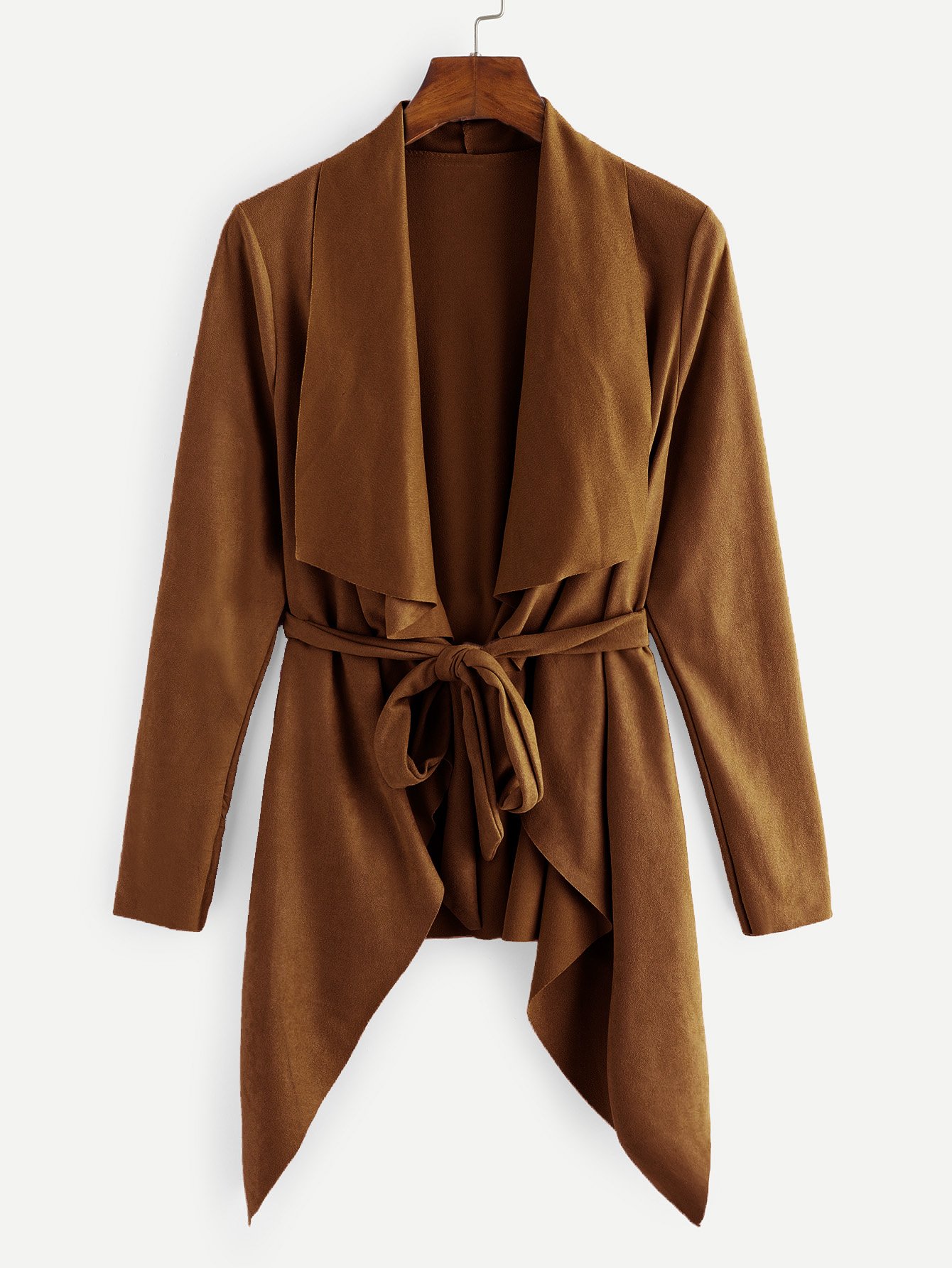 Calico Print Shirred Hem Top с юбкой Пальто SheIn