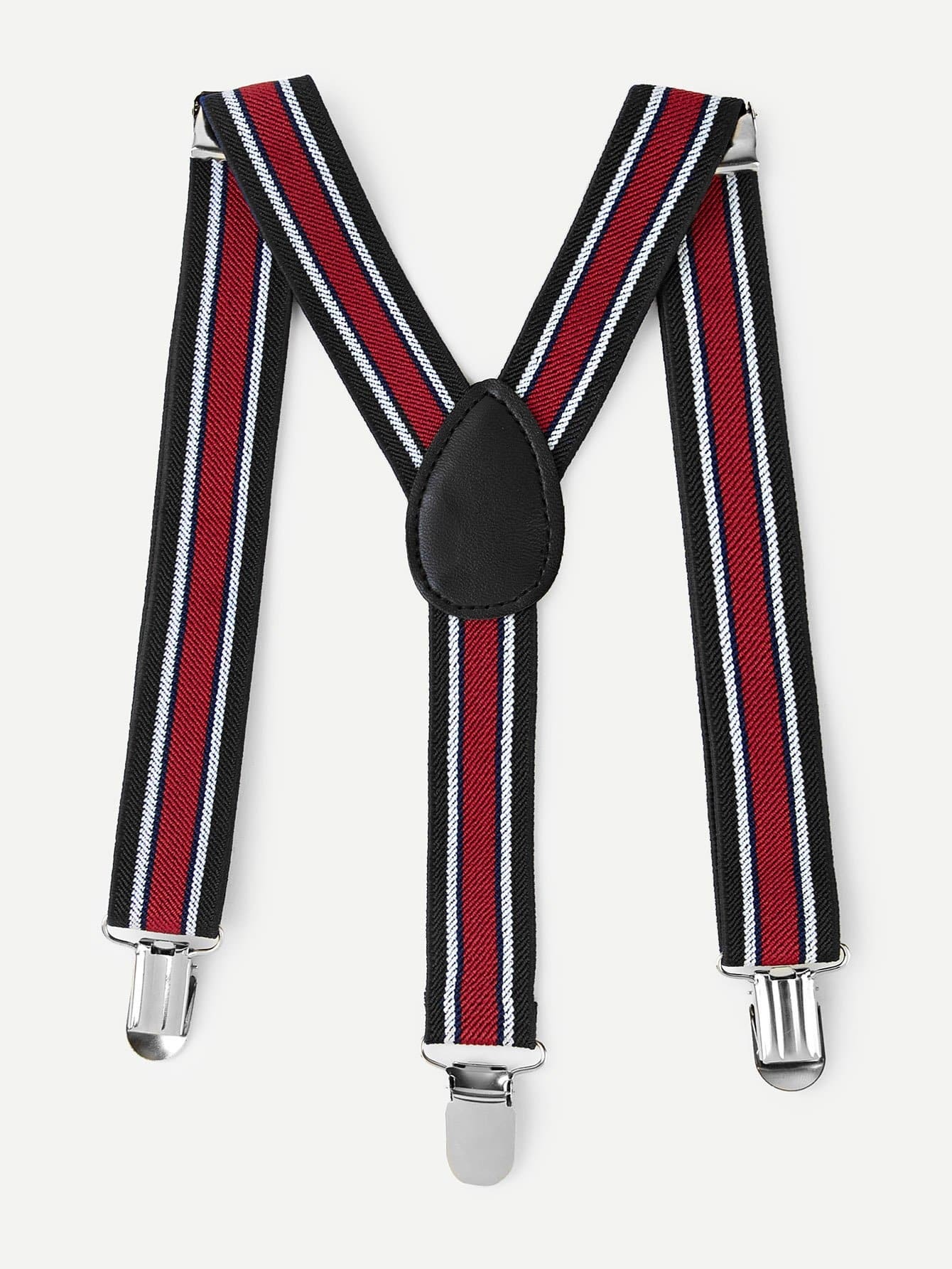 Детские подтяжки в полоску