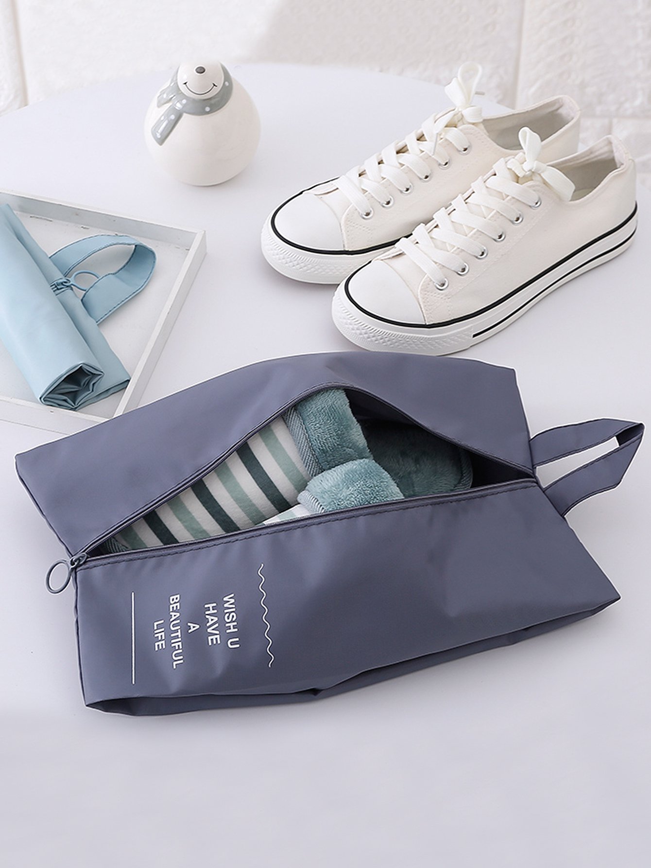 Сумка для хранения обувь с принтом букв