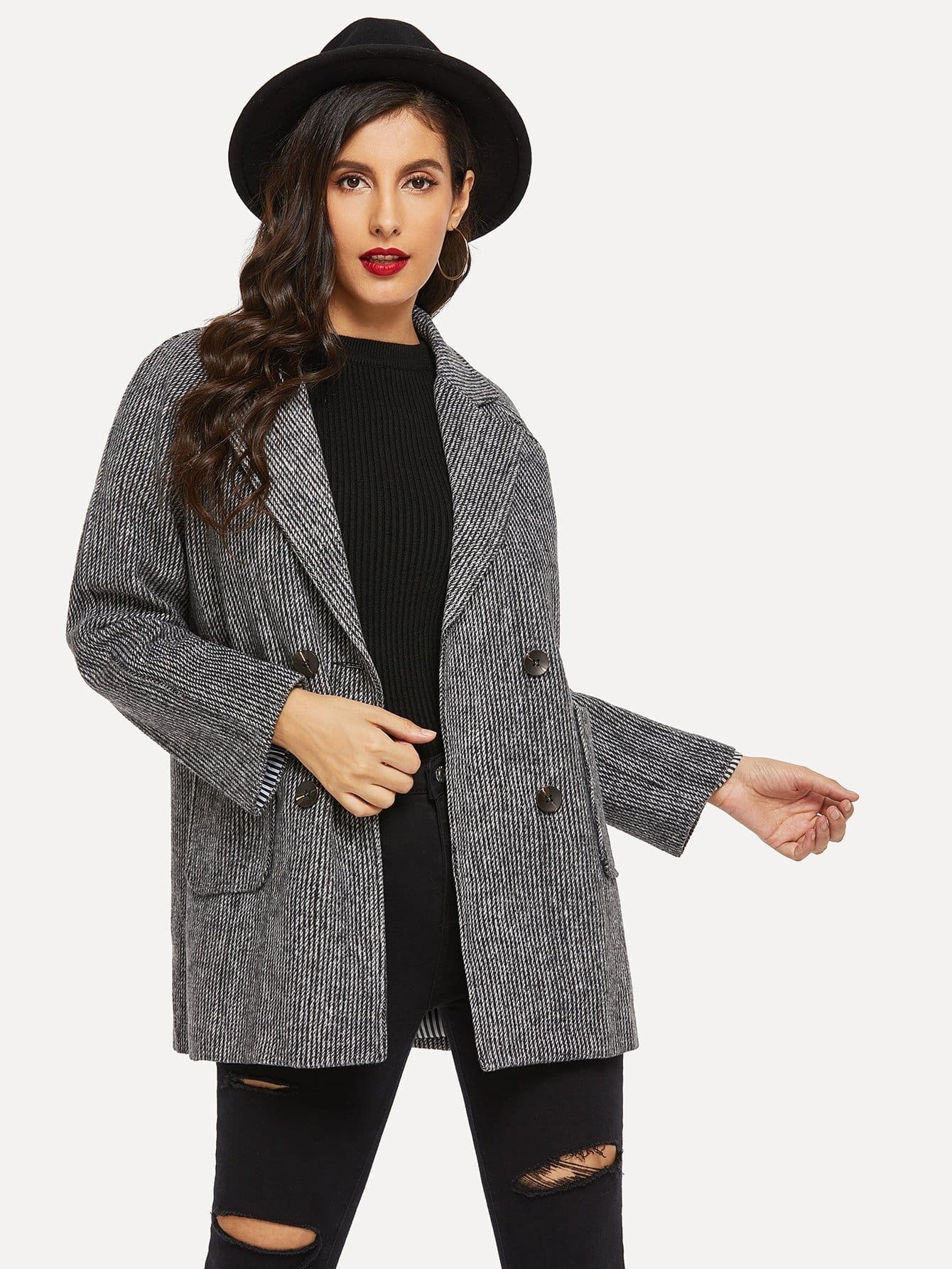 Жакет с двумя кармана