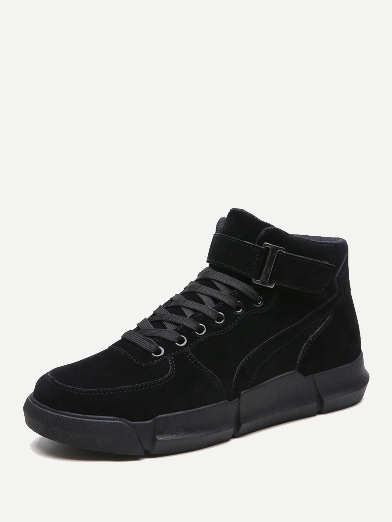 Мужская бархатная спортивная обувь с высоким верхом