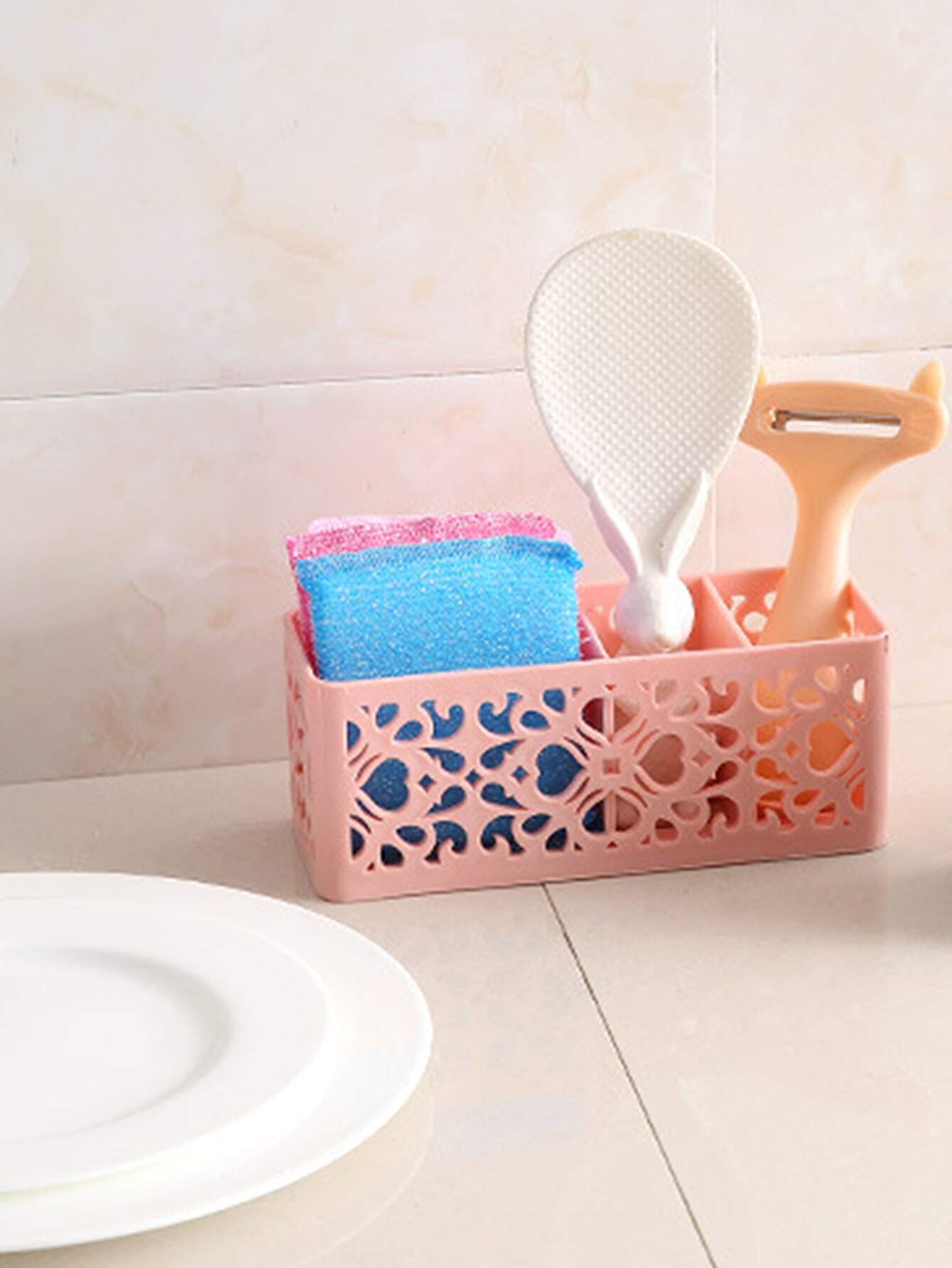 Настольная ажурная корзина для хранения