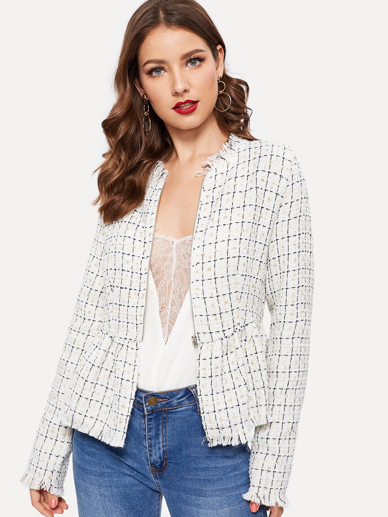 Джинсовый топ  - Синий цвет