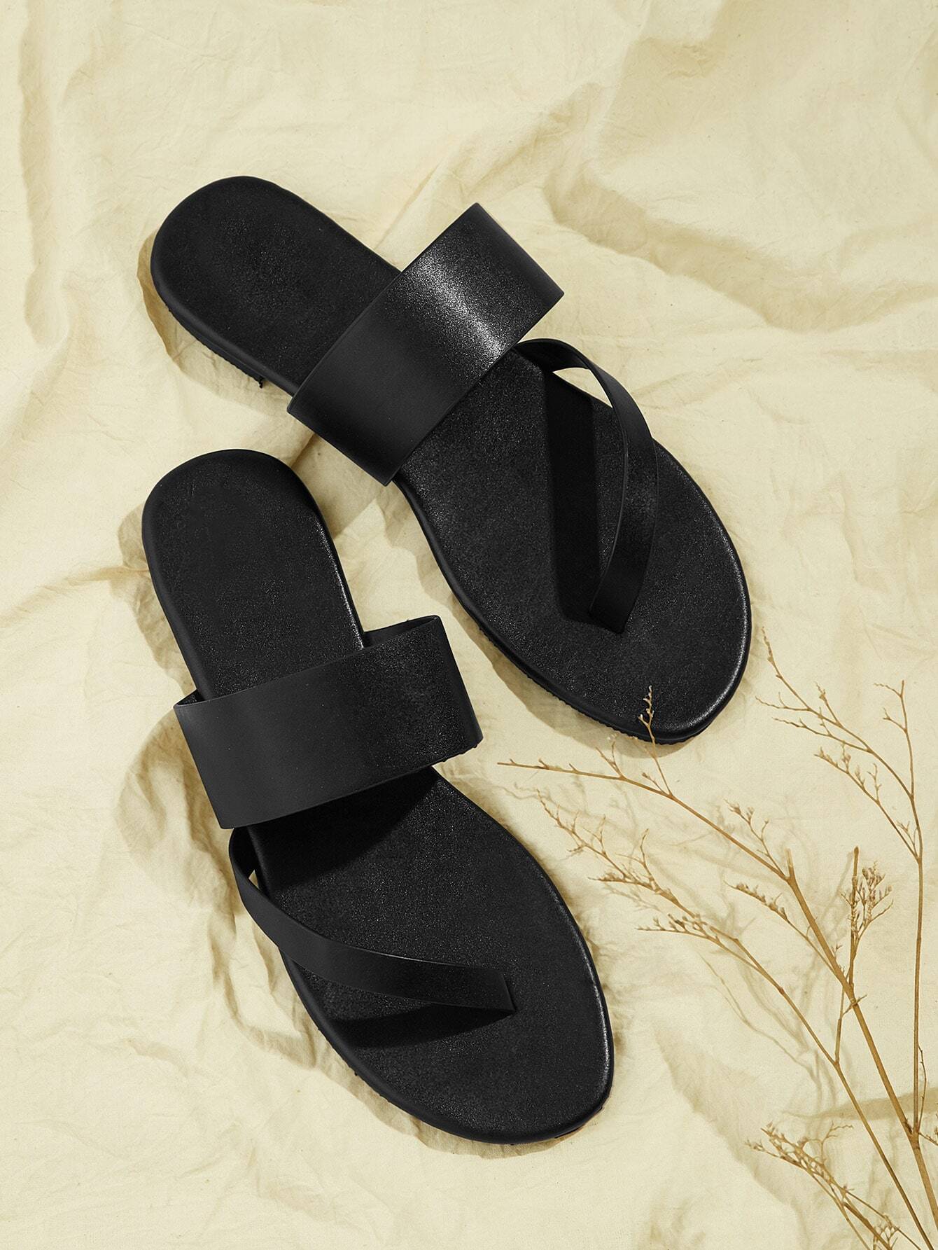 Двухкомпонентные плоские тапочки