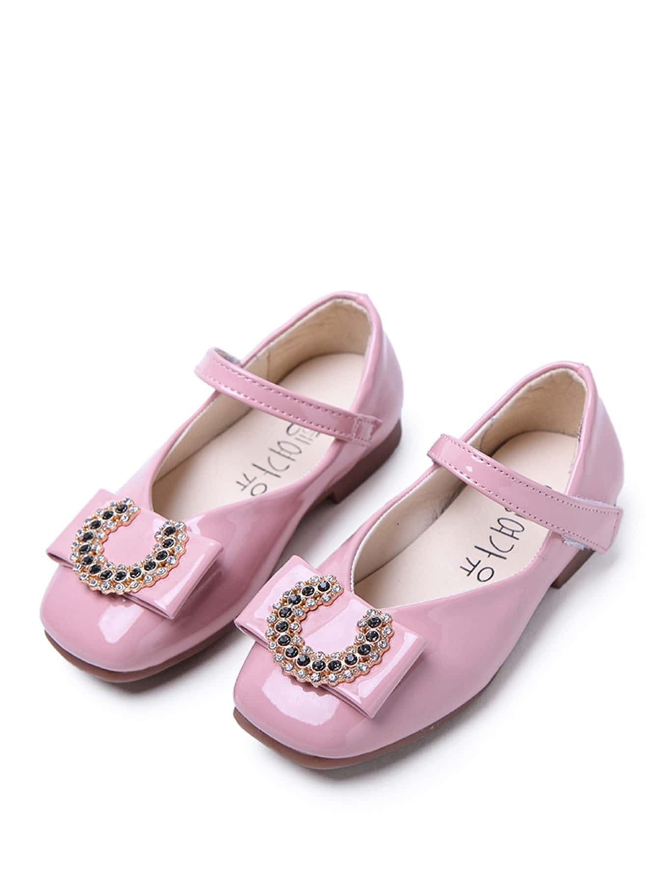 Тапочки со стразами для девочек