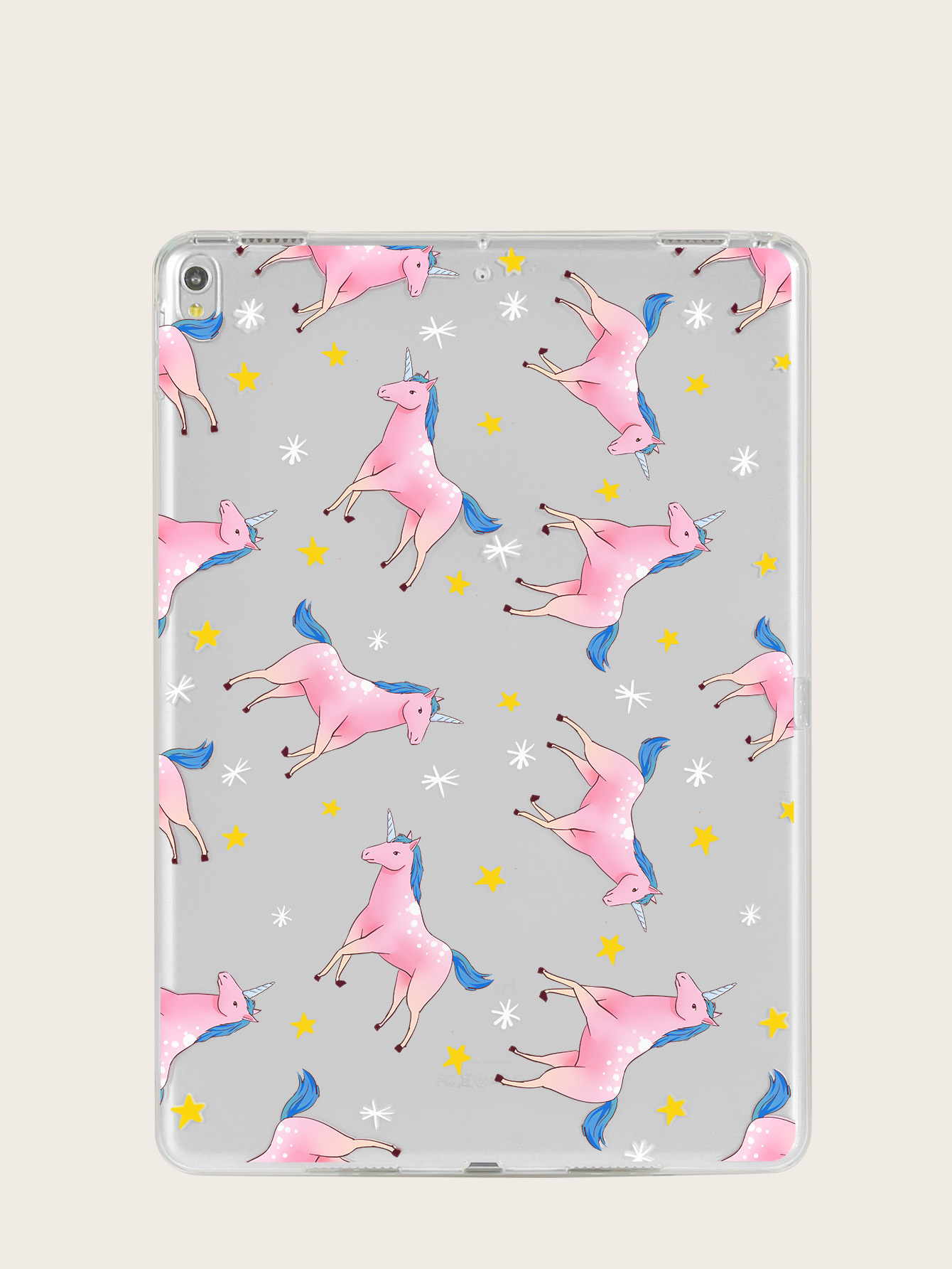 Cartoon Animal & Star Pattern iPad Case null Cartoon Animal & Star Pattern iPad Case null