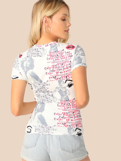футболка SheIn футболка SheIn