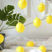 10pcs Lemon Shaped Bulb String Light