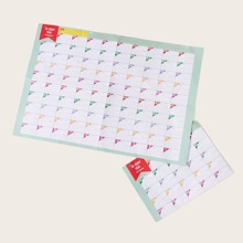 100 Days Countdown Schedule 2sheets