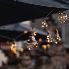 10pcs Light Bulb String Light 4M
