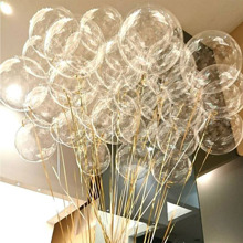 10 Inch Clear Balloon 20pcs With Balloon Rope 2rolls