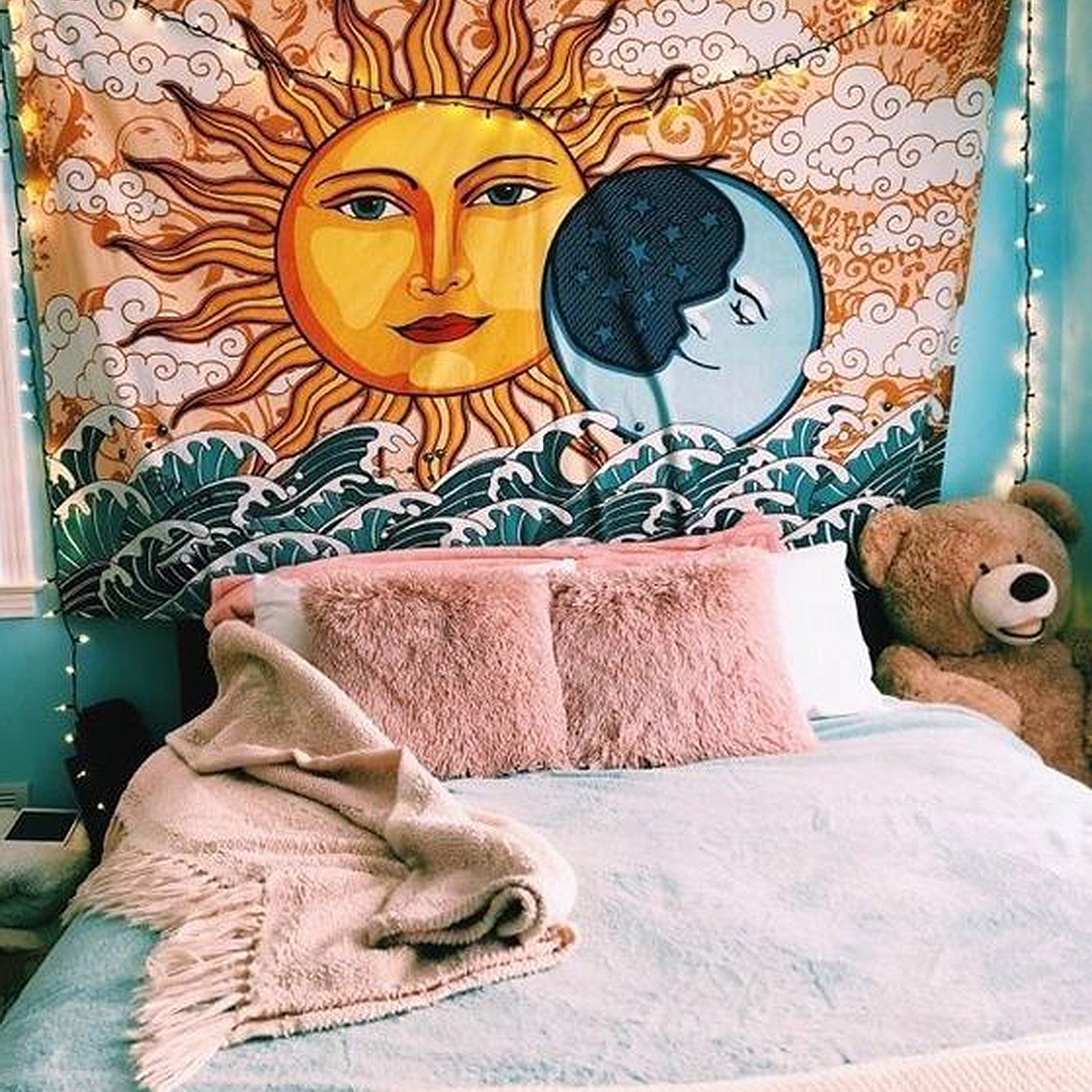 sun print tapestry