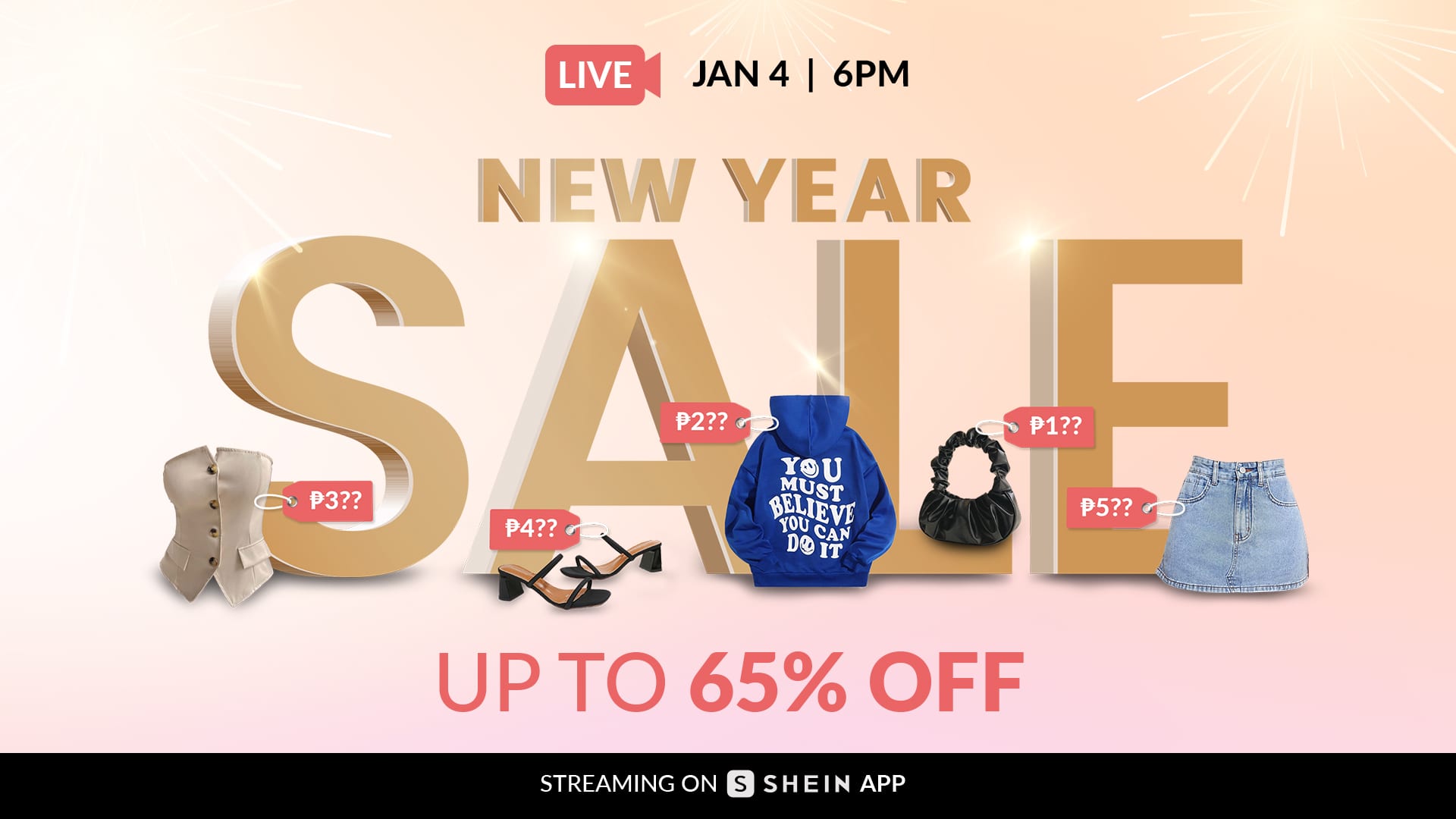 Join SHEIN LiveStream and get the inside scoop on beauty trends!