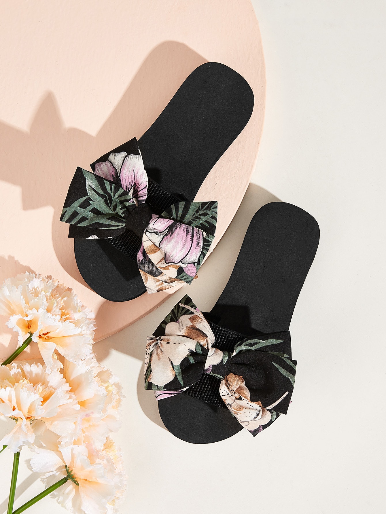 Шлепанцы с бантом для девочек