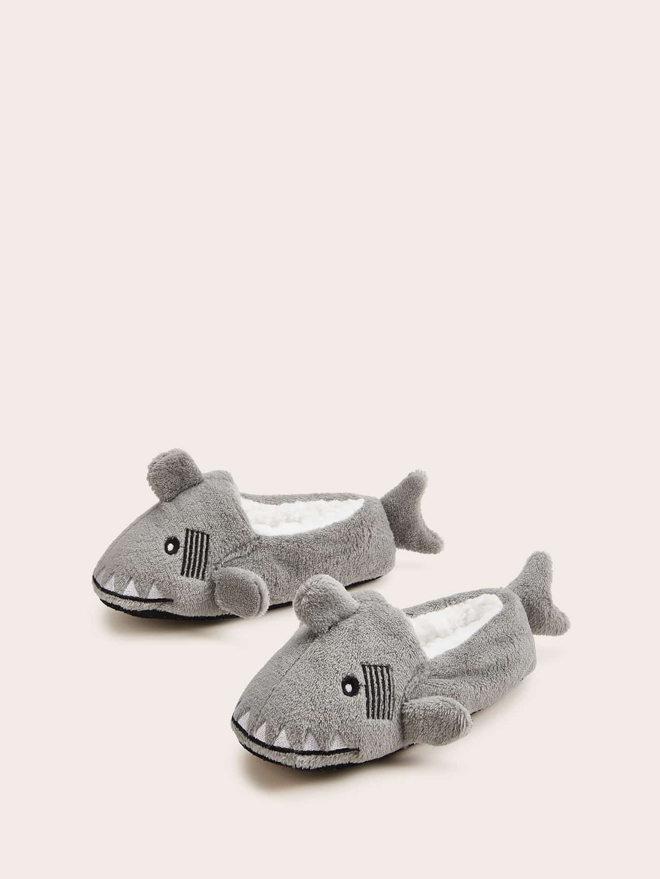 Пушистые шлепанцы для мальчиков