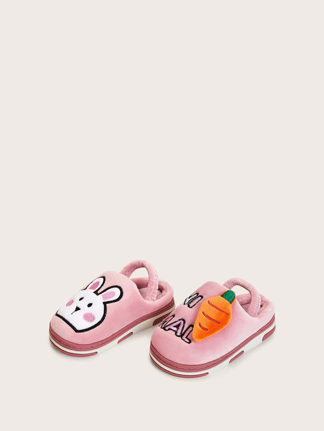 Шлепанцы с декором для девочек