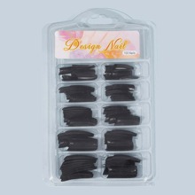 100pcs Plain Fake Nail & Double Side Tape