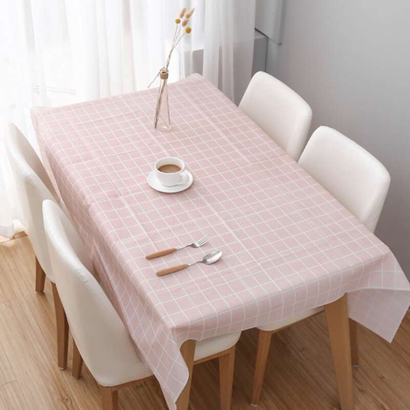 1pc Simple Grid Pattern Tablecloth, Multicolor 
1pc Simple Grid Pattern Tablecloth, Multicolor