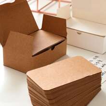 100sheets Solid Kraft Memo Card