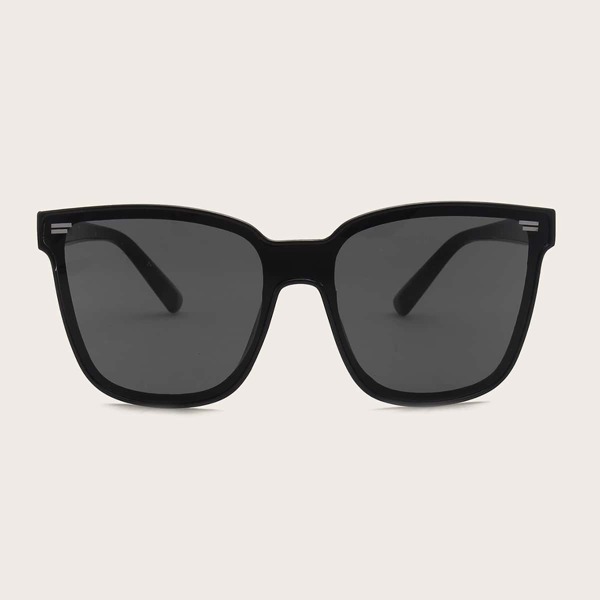 Men Acrylic Frame Sunglasses, Black