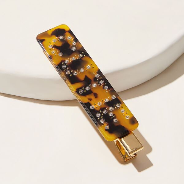 Зажим для волос со стразами и заклепками, Многоцветный 
Зажим для волос со стразами и заклепками, Многоцветный