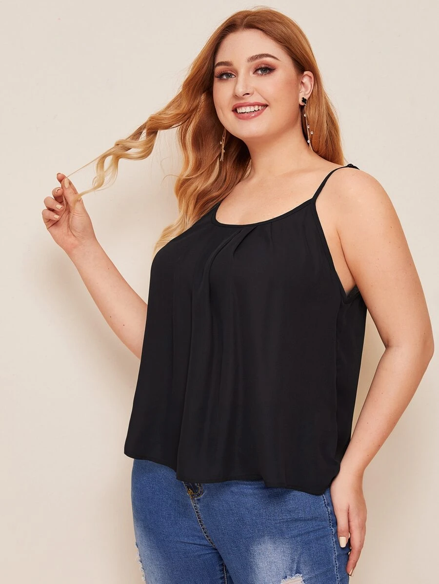 SHEIN LUNE Plus Solid Cami Top