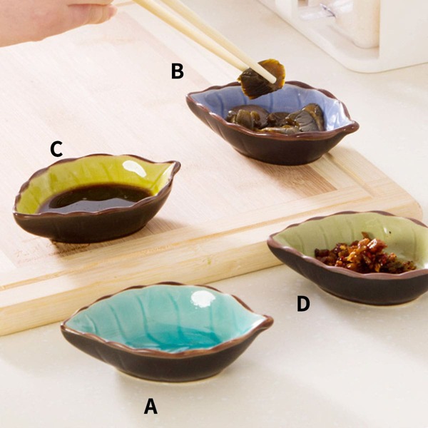 Миска для приправы в форме листа 1шт, Многоцветный
Миска для приправы в форме листа 1шт, Многоцветный