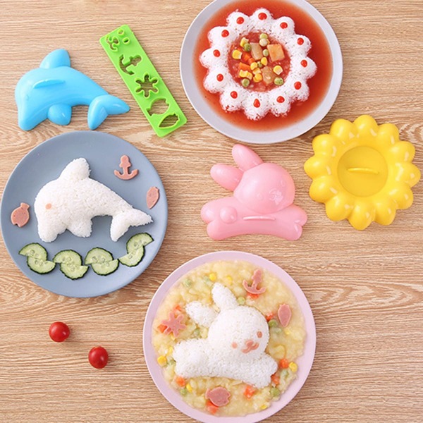 Модель для риса в мультяшной форме 4шт, Многоцветный
Модель для риса в мультяшной форме 4шт, Многоцветный