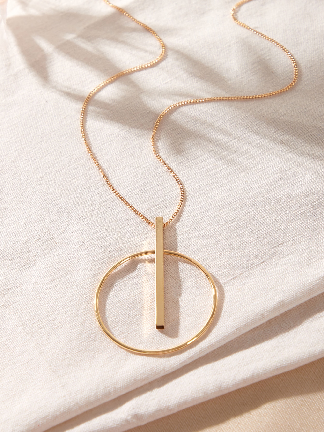 Round Charm Necklace