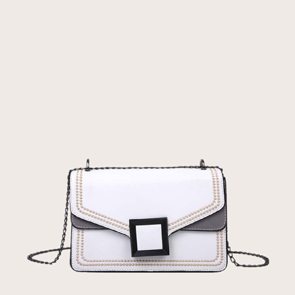 Сумка через плечо с цепочкой, Белые
Сумка через плечо с цепочкой, Белые