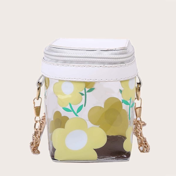 Сумка через плечо с цветочным принтом Girls Clear, Белые
Сумка через плечо с цветочным принтом Girls Clear, Белые