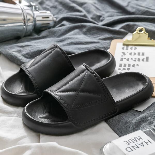 Мужские шлепанцы, Чёрный 
Мужские шлепанцы, Чёрный