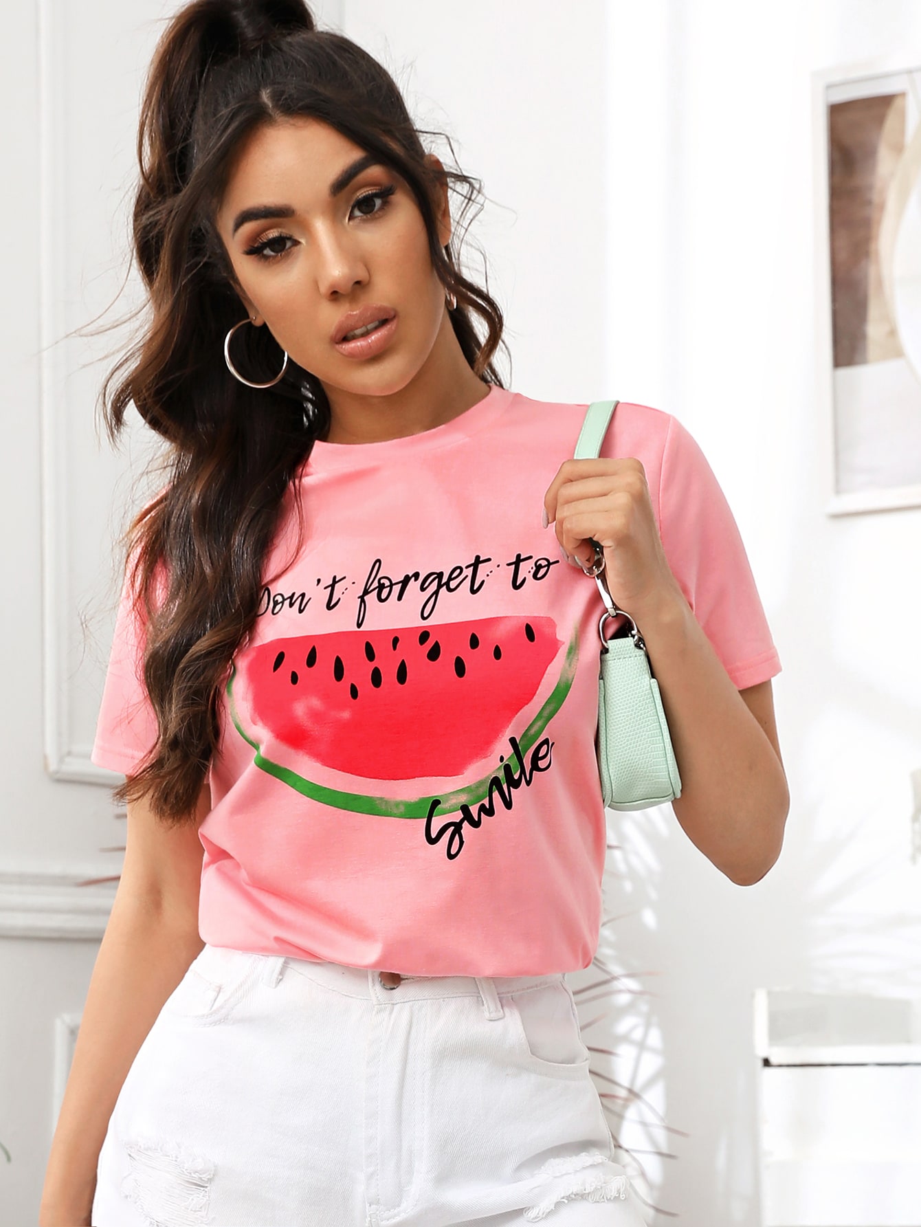 watermelon-slogan-graphic-tee
