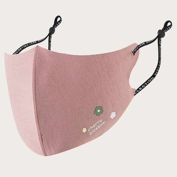 Защитная маска с цветочным принтом, Розовые
Защитная маска с цветочным принтом, Розовые