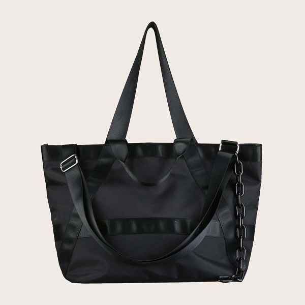 Large Capacity Tote Bag, Black