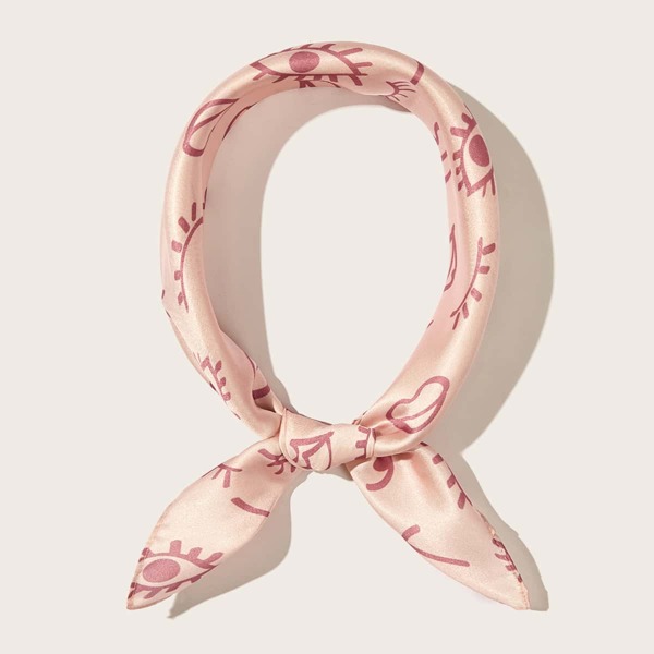 Graphic Bandana, Pink