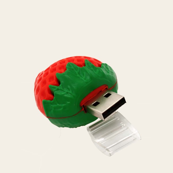 1pc Strawberry Shaped USB Flash Drive, Red
1pc Strawberry Shaped USB Flash Drive, Red