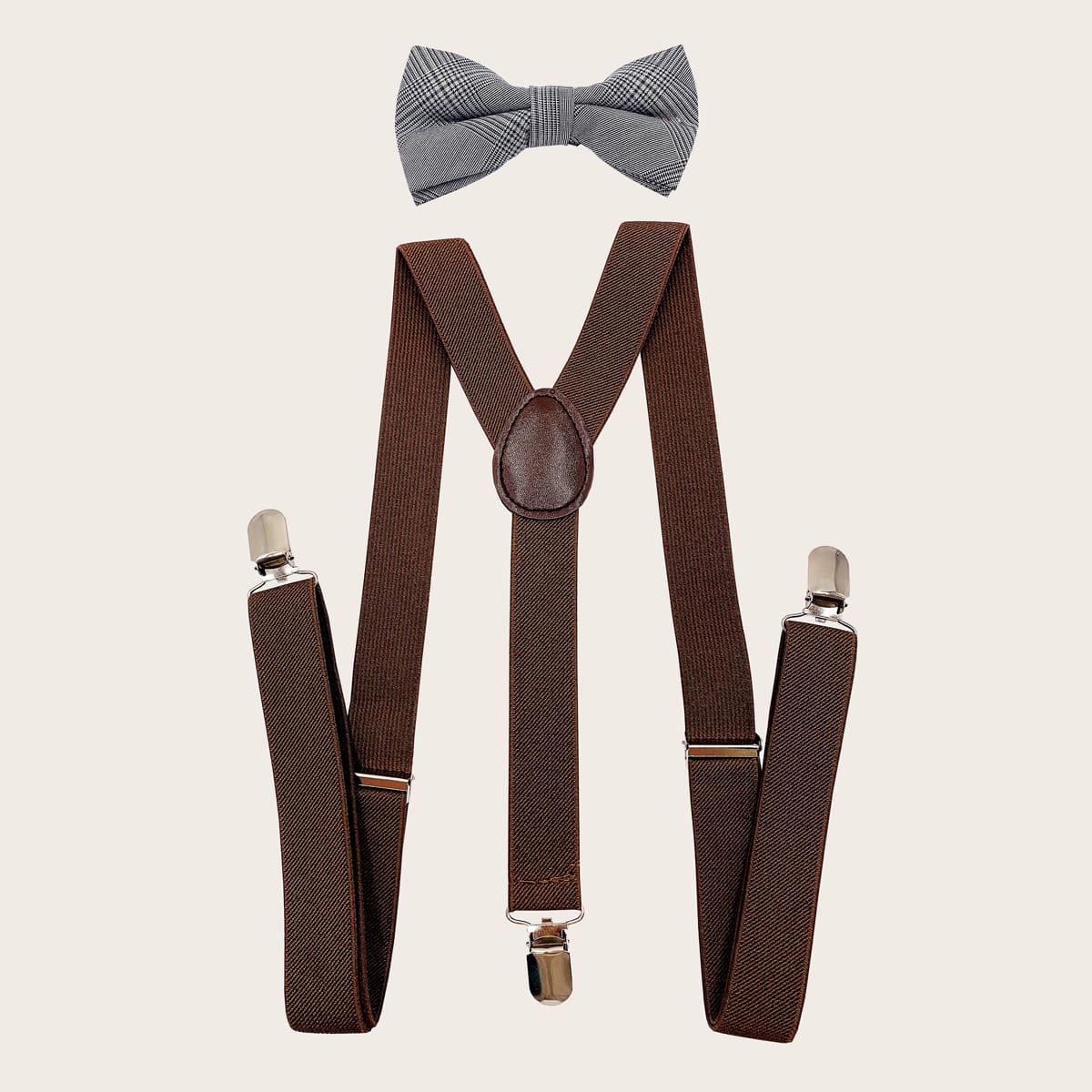 Мужские подтяжки и галстук-бант