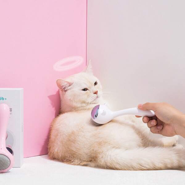 1pc Cat Grooming Comb, White