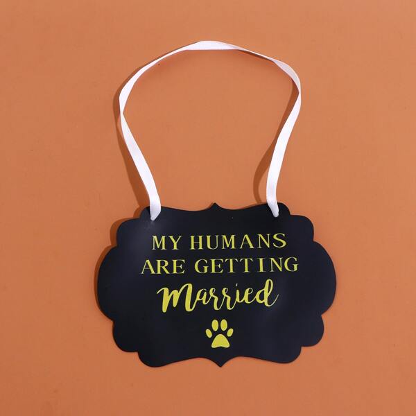 1pc Married Dog Sign, Black
1pc Married Dog Sign, Black