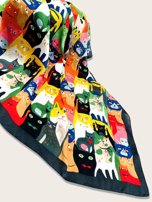 Cat Pattern Bandana