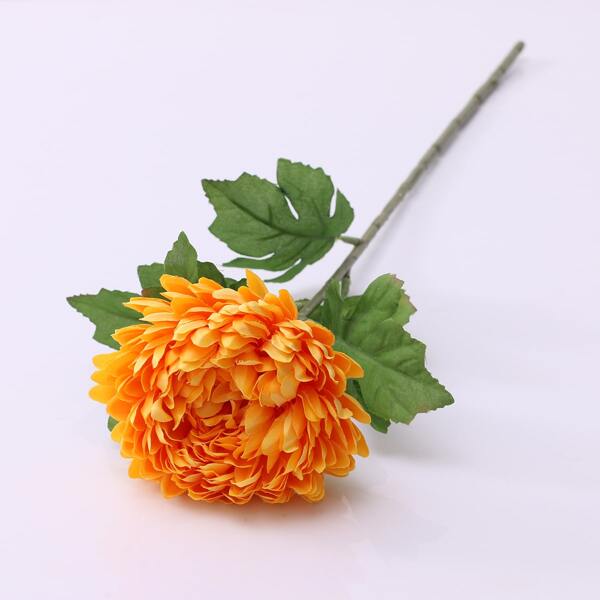 2branches Artificial Chrysanthemum, Orange