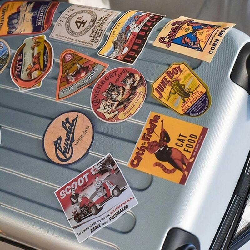 6pcs Random Vintage Sticker, Multicolor 
6pcs Random Vintage Sticker, Multicolor