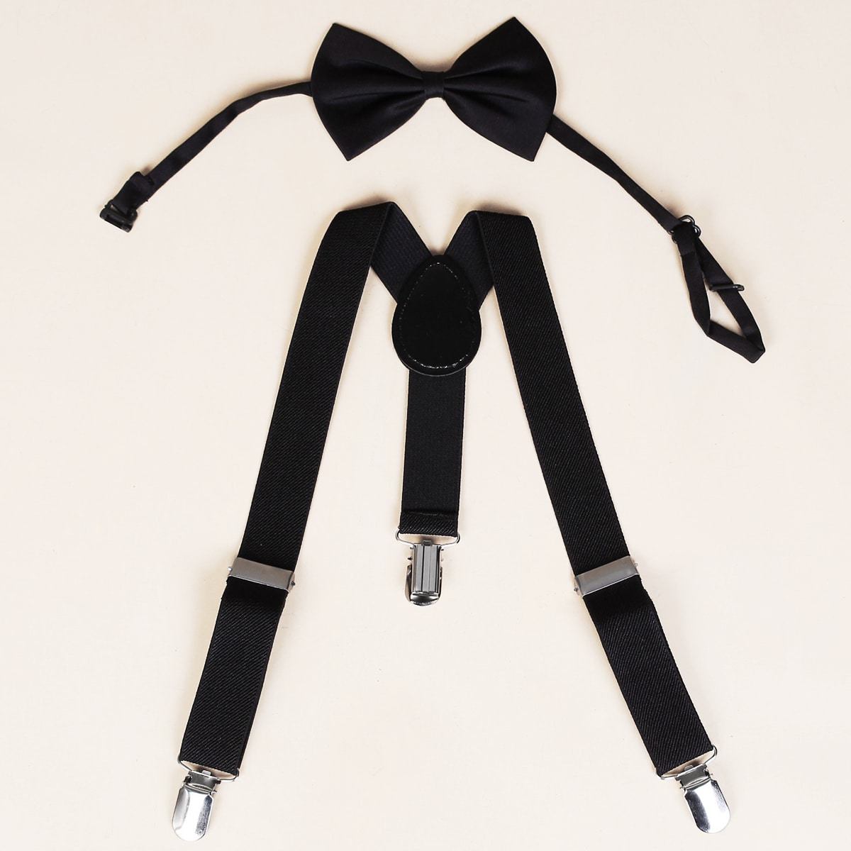 2шт детский галстук-бант и подтяжки