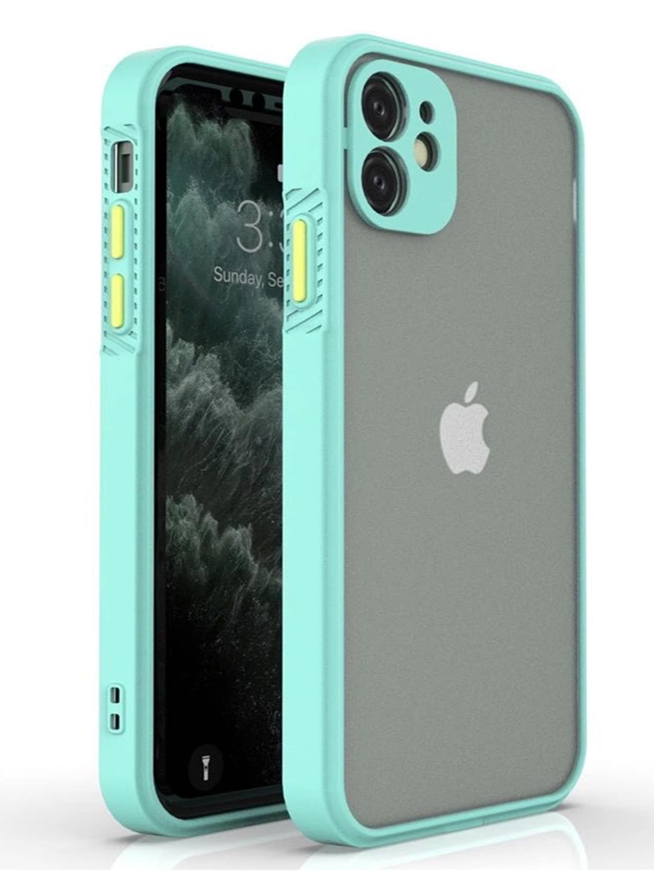 1pc Contrast Frame iPhone Case