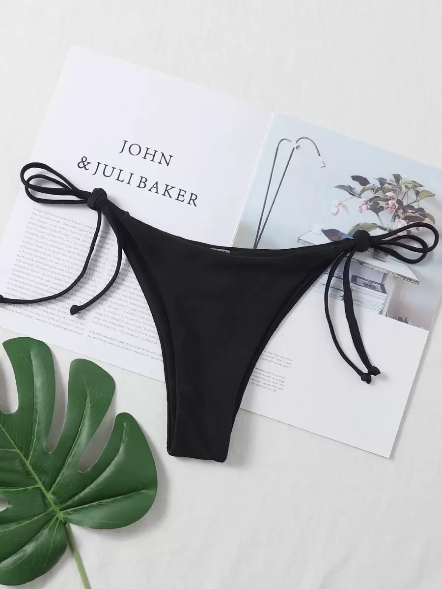 SHEIN Swim Bikini Tanga mit seitlichem Band