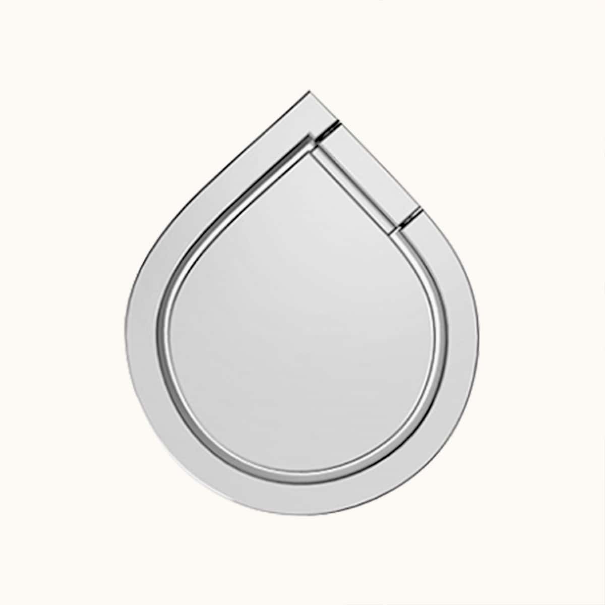 Water Drop Design Phone Ring, Silver 
Water Drop Design Phone Ring, Silver