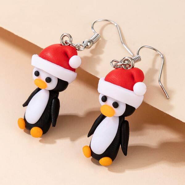 Рождество серьги-подвески с животными, Многоцветный
Рождество серьги-подвески с животными, Многоцветный