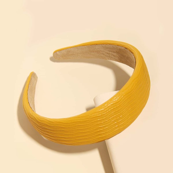 Solid Hair Hoop, Yellow