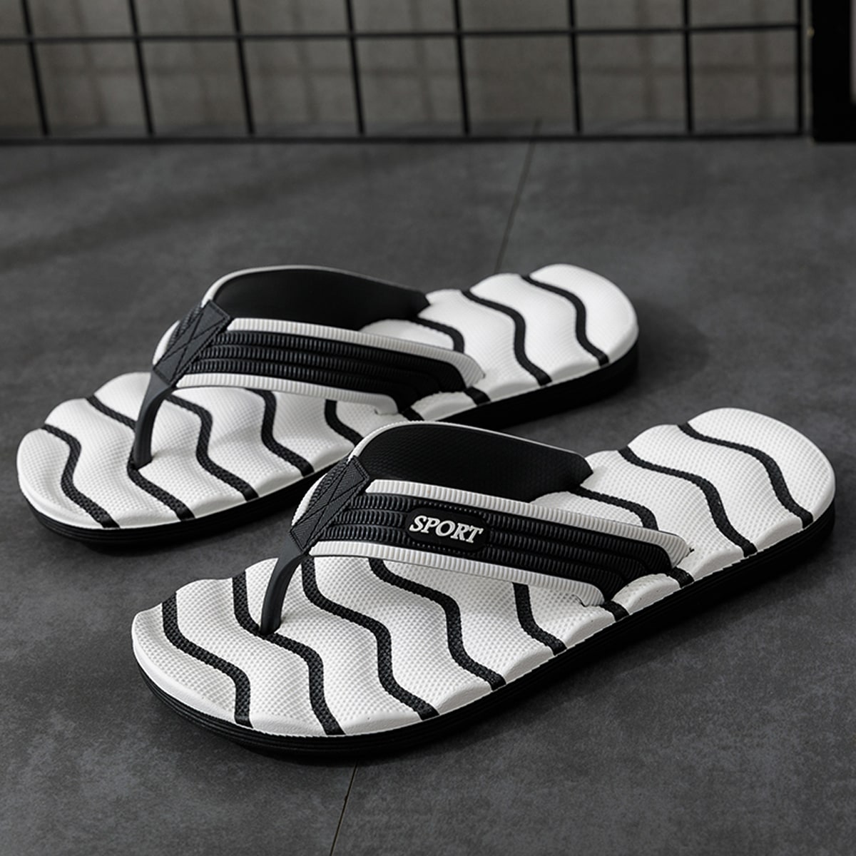 Мужские вьетнамки с массажной подошвой